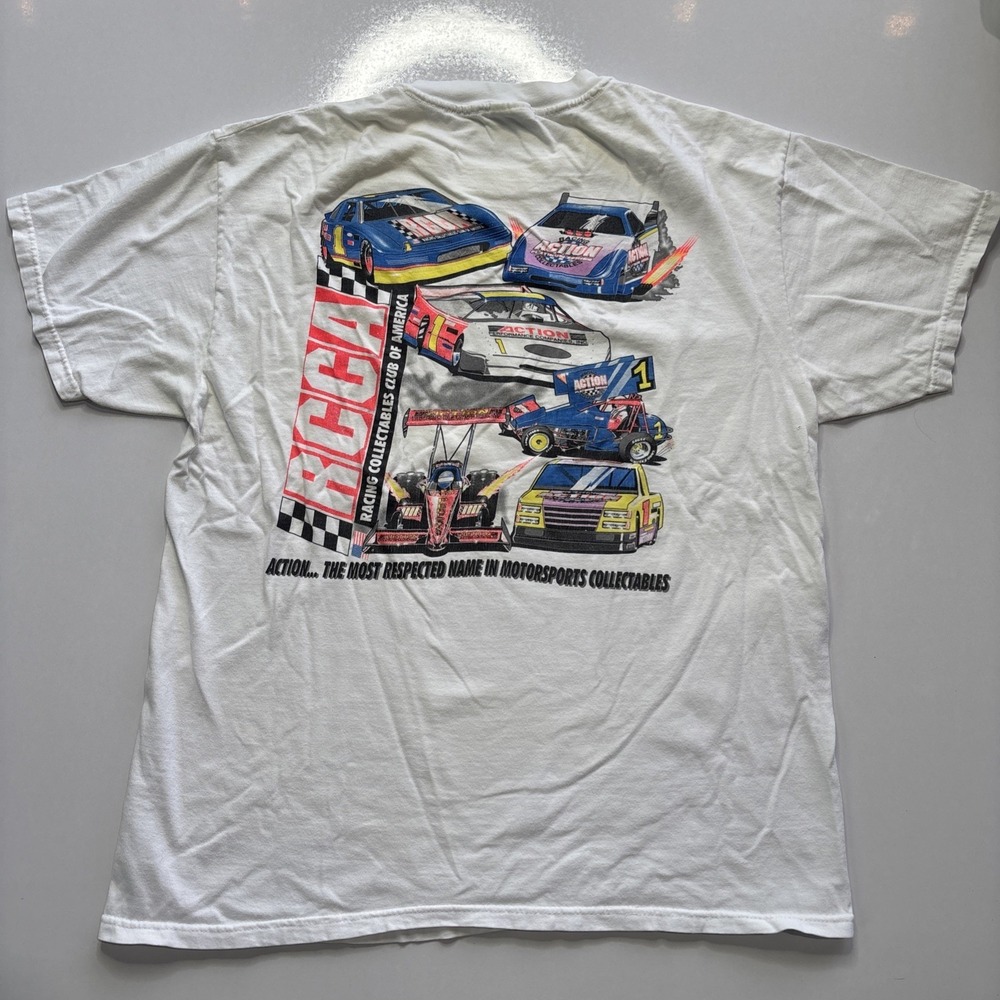Vintage Nascar Winston Cup Racing Collectibles Club of America Shirt Size L